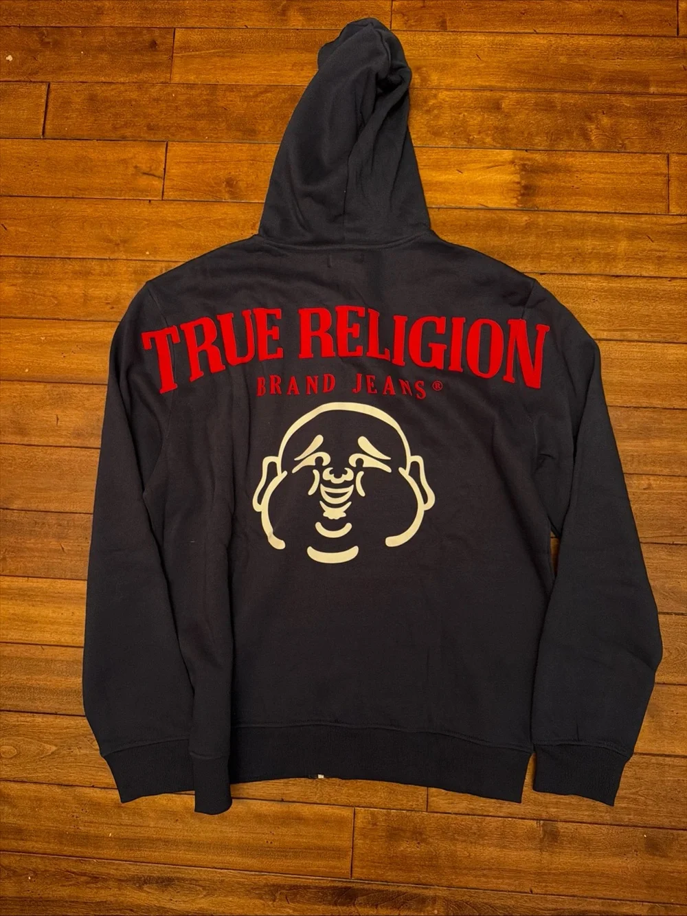 True Religion Men's Zip-Up Hoodie Size XL